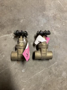 2 NEW LDR 020 1205 1” Sweat Gate Valve Low Lead - Picture 1 of 2