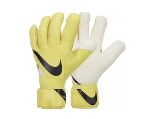 New Nike GK  Grip 3 Soccer Goalkeeper Gloves Yellow Size 10 CN5651-765 - Picture 1 of 5