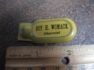 Vintage Brawley CA Roy H Womack Chevrolet Dealership Advertisement Clicker - Picture 1 of 2