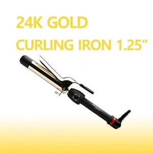 Salon Tech 24k Gold Curling Iron 1.25" - Picture 1 of 1