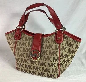 Cartera de Mano Michael Kors Allison Mediana Roja - Imagen 1 de 14