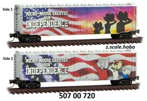 Micro-Trains MTL 50700720 Z Scale 4th of July Independence Day USA Box Car *NEW - Picture 1 of 2