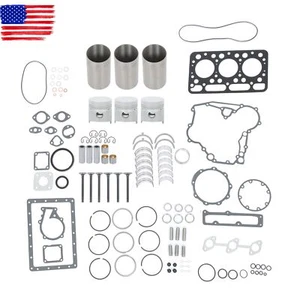 Kit de reconstrucción de revisión de motor para tractores Kubota L2050DT L2350 L235DT L235 D1102 - Imagen 1 de 9