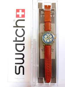 Swatch Chrono Nuovo NOS Honeytree SCN107 1993 Vintage Orologio da polso Anni 90 - Foto 1 di 8