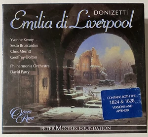 DONIZETTI Emillia Di Liverpool Yvonne Kenny Sesto Bruscantini David Parry 3 x CD - Bild 1 von 2