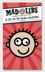 2 Boxes Mad Libs 32ct Fill-In-The-Blank VALENTINE Cards Free Shipping! - Picture 1 of 2