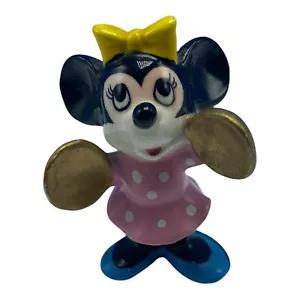 Vintage Disney Minnie mouse figurine Walt Disney Productions playing symbols - Picture 1 of 6