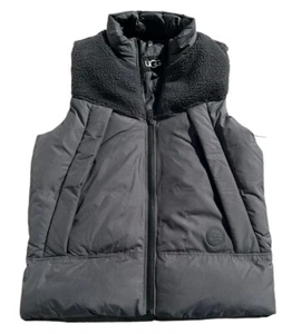 UGG Zoltan Sherpa gefütterte Weste Australien Herren Gr. Small Fleece grau neu mit Etikett - Bild 1 von 6
