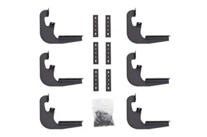 Dee Zee Rough Step Running Boards Bracket Kit Black Steel Fits Sierra Silverado - Picture 1 of 5