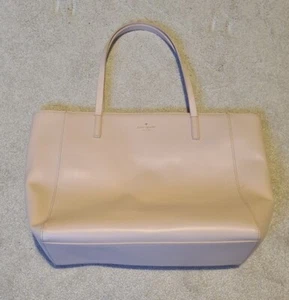 Kate Spade Tote Bag Pink Leather Large Genuine Designer Bag - Picture 1 of 7