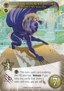PRINCESS SHURI Upper Deck Marvel Legendary BLACK PANTHER SP BECOME NEXT PANTHER - Picture 1 of 1