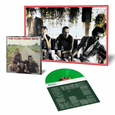 The Clash Combat Rock LTD 180g 1LP Indie Store Green Vinyl 2022 Sony - Bild 1 von 2