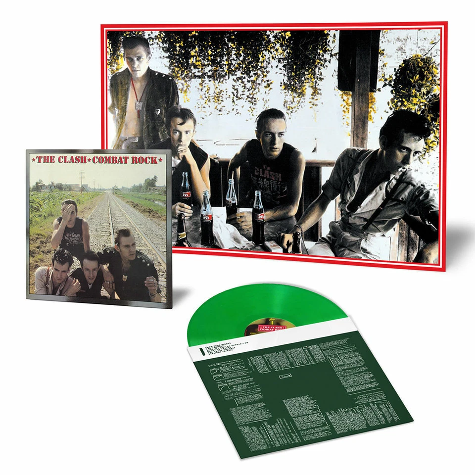 The Clash Combat Rock LTD 180g 1LP Indie Store Green Vinyl 2022 Sony - Bild 1 von 2
