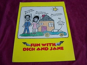 Folleto promocional 1977 de Columbia Studio, "¡DIVERSIÓN CON DICK & JANE!"con Segal/Fonda - Imagen 1 de 1