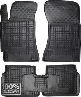 Alfombrillas de goma para Subaru Forester SG 2003-2008 para todo tipo de clima STI WRX Foto 1 de 4