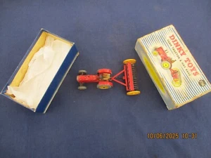 DINKY 27AK FARM TRACTOR & HAY RAKE - Picture 1 of 4