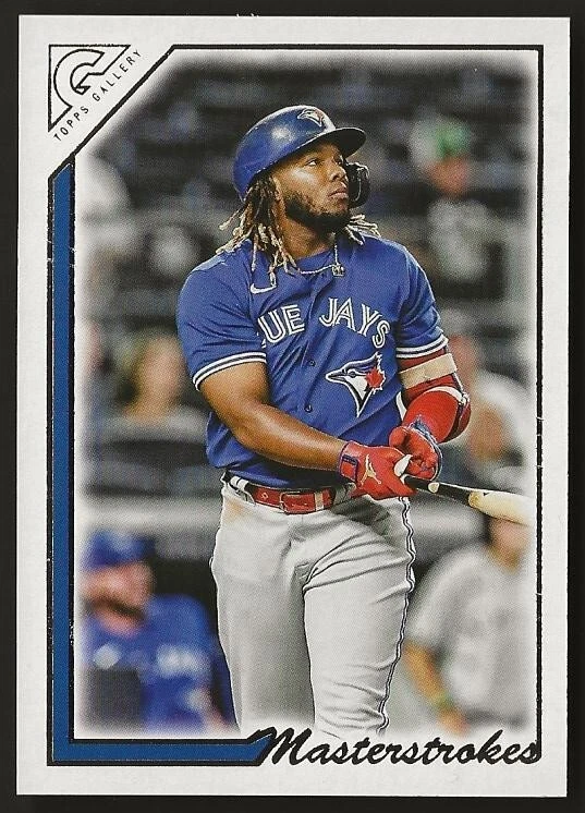 2022 Topps Gallery Vladimir Guerrero Jr. #MS-6 Masterstrokes Insert - Blue Jays - Image 1 of 1