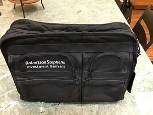 Vintage Robertson Stephens Investment Bankers Laptop Computer Briefcase - Photo 1/6