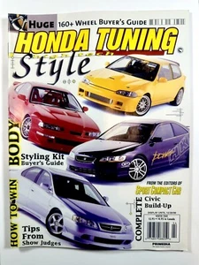 Honda Tuning Magazine RARE Winter 2000 Wheel Body Kit Guide Civic Accord Build - Bild 1 von 2