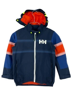 HELLY HANSEN Hooded Raincoat Kid's Boy's Jacket Size 9 y.o. (134) - Image 1 of 4