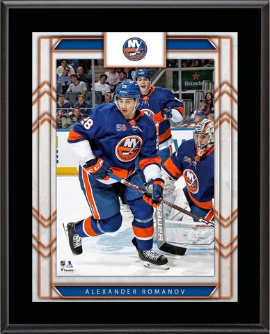 Alexander Romanov New York Islanders 10.5" x 13" Sublimated Player Plaque Cover