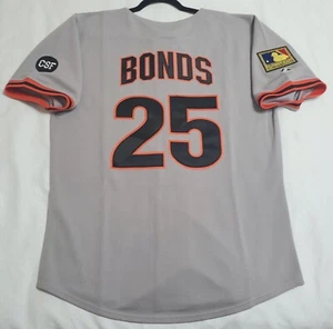 AUTHENTIC MAJESTIC BARRY BONDS ALL SIZES, SAN FRANCISCO GIANTS TBTC Jersey 6240 - Picture 1 of 6