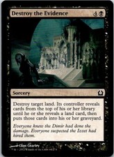 Destroy The Evidence Magic The Gathering Return To Ravnica Card Light Play X1