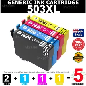 5x 503XL 503 XL Generic Ink Cartridge For Epson XP-5200 WF-2960 XP5200 WF2960 - Picture 1 of 5