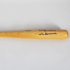 Don Newcombe Signed Bat w/ Carl Erskine & Maury Wills Dodgers - COA JSA