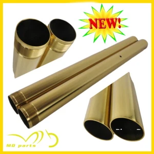 Par de tubos de horquilla delanteros patas de soporte para patas DORADAS Honda CBR1000 RR SP Ohlins 17-20 43X512 - Imagen 1 de 5