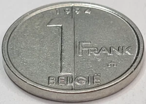 1994 Belgium 1 Franc Dutch KM# 188 US SELLER COMBINED SHIPPING REFUND - Picture 1 of 2