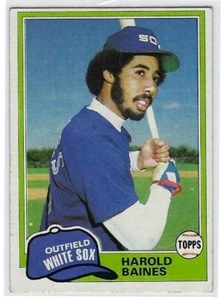 1981 Topps Harold Baines Rookie Karte #347 Chicago White Sox RC - Bild 1 von 2