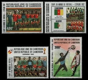 Camerún 1982 - Mi-Nr. 979-982 A ** - Estampillada sin montar o nunca montada - fútbol / fútbol - Imagen 1 de 1