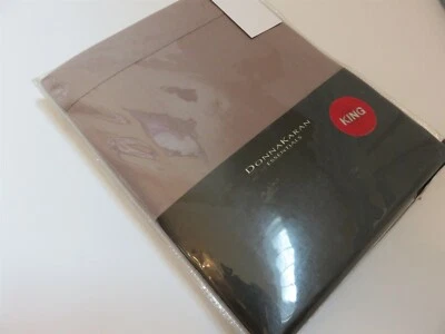 Donna Karan Essentials City Stripe Пион Фиолетовый Сделанный на заказ King юбка для кровати НОВАЯ - Изображение 1 из 4