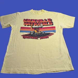 Camiseta rara 1983 de los Knoxville Nationals para hombre grande Iowa Raceway de colección 2 caras - Imagen 1 de 15
