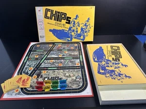 CHIPS 1977 JUEGO DE MESA SERIE TV Juego Completo Todas las Piezas Caja Excelente Estado - Imagen 1 de 13