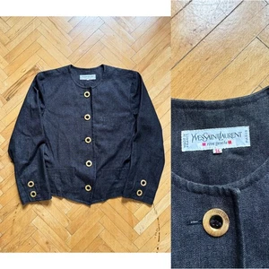 Vintage Yves Saint Laurent rive gauche Jeansjacke - Bild 1 von 7