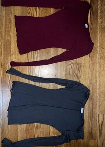 2 Free People intim enges weiches geripptes Langarmshirt Größe Small - Bild 1 von 3