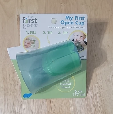 The First Years My First Open Cup - 2 чашки в 1 - со съемной защищенной от проливов вставкой. - Изображение 1 из 2