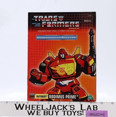 Rodimus Prime Transformers Commemorative Series Reissue 2003 Hasbro NEW SEALED - Image 1 of 4