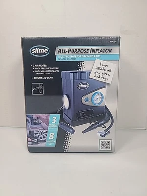 Inflador Multiusos Slime para Neumáticos y Balsas Modelo 40034 Nuevo Caja Abierta Foto 1 de 4