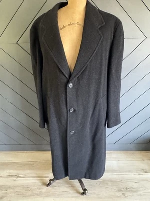 Vintage Bill Blass  Coat Long Overcoat  Black  Classic Dominican Republic Large - Image 1 of 4