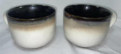 SANGO Nova Black Jumbo Tazas 2 Grandes Negras 4932 Grand Soup Café 24 OZ Foto 1 de 4