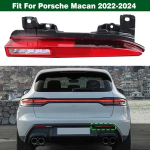 Right 95B945702D Rear Bumper Light Reflector Lamp For Porsche Macan 2022-2024 - Picture 1 of 9