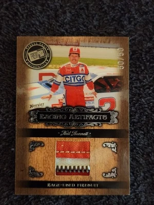 2008 Press Pass Legends Neil Bonnett Nascar 🔥 Fire Suit Card Rare Zipper. 50/50 - Image 1 of 4