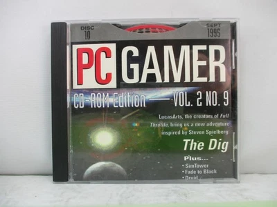 PC Gamer Magazine CD - The Dig - Fade to Black - Sim Tower - Disc 10 Sept 1995 - Image 1 of 3