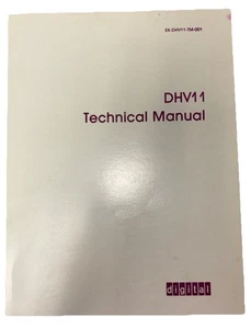 DEC DHV11 Technical Manual - Picture 1 of 2