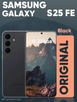 Samsung Galaxy S25 FE 256GB Jetblack 5G SM-S731B Neu original versiegelt - Bild 1 von 4