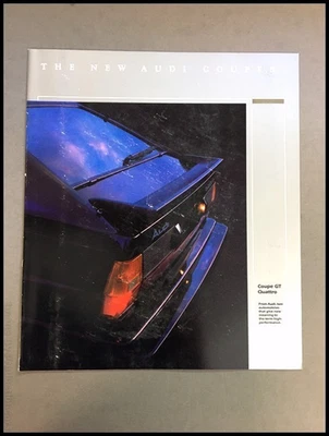 1984 Audi Coupe GT and Quattro Coupe Vintage Car Sales Brochure Catalog - Image 1 of 4