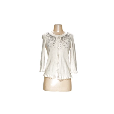 Juicy Couture Viscose Cardigan in Cream - Image 1 of 4